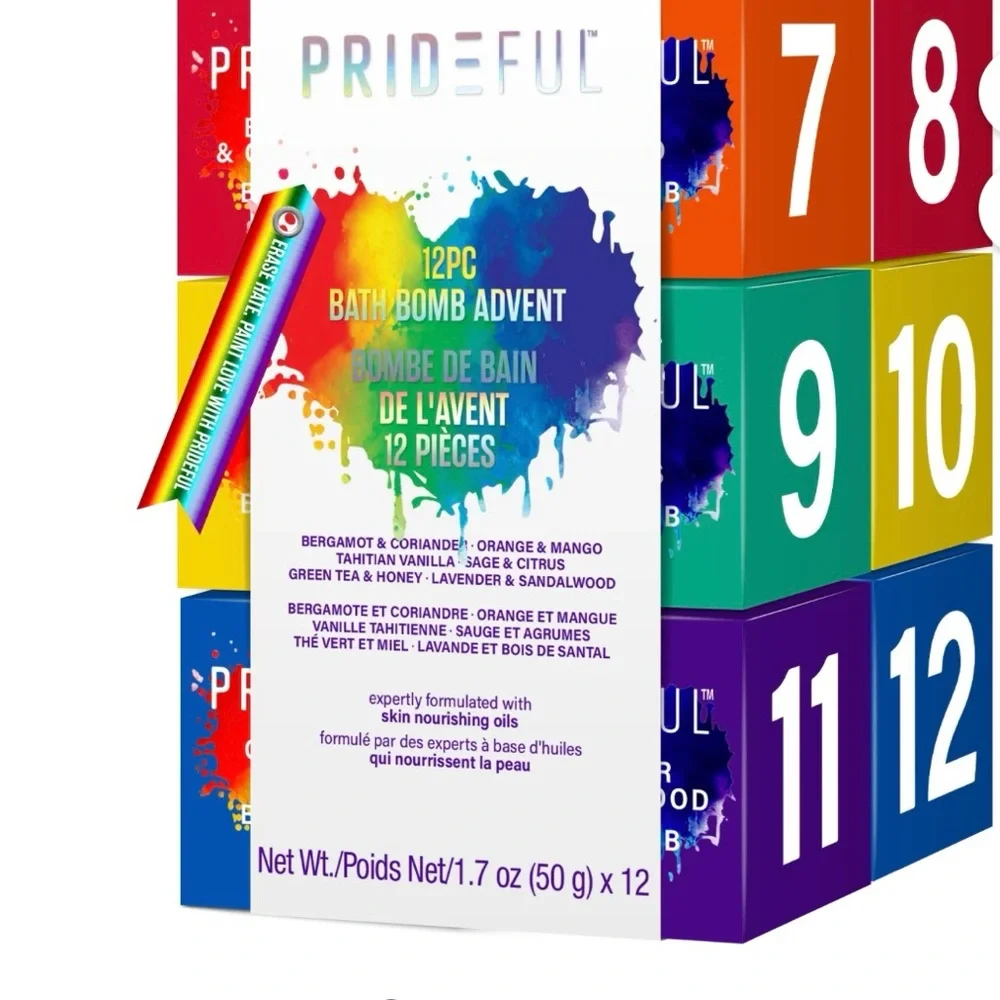 Prideful 12 piece bath bomb